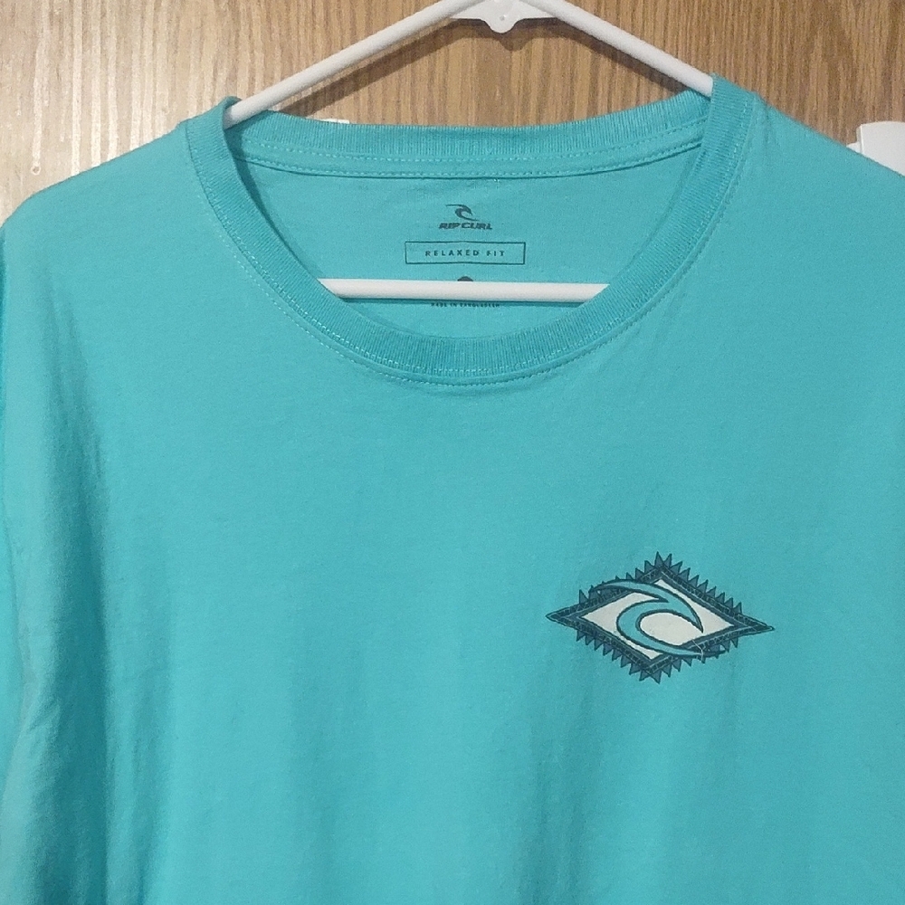Rip Curl Men's Turquoise T-Shirt